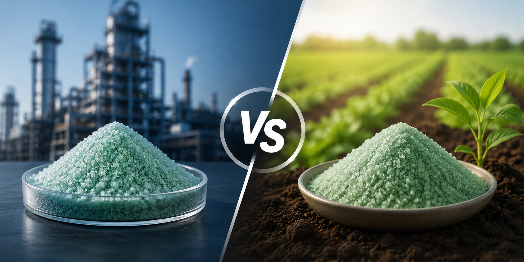 Ferrous Sulphate industrial vs Agricultural Grade